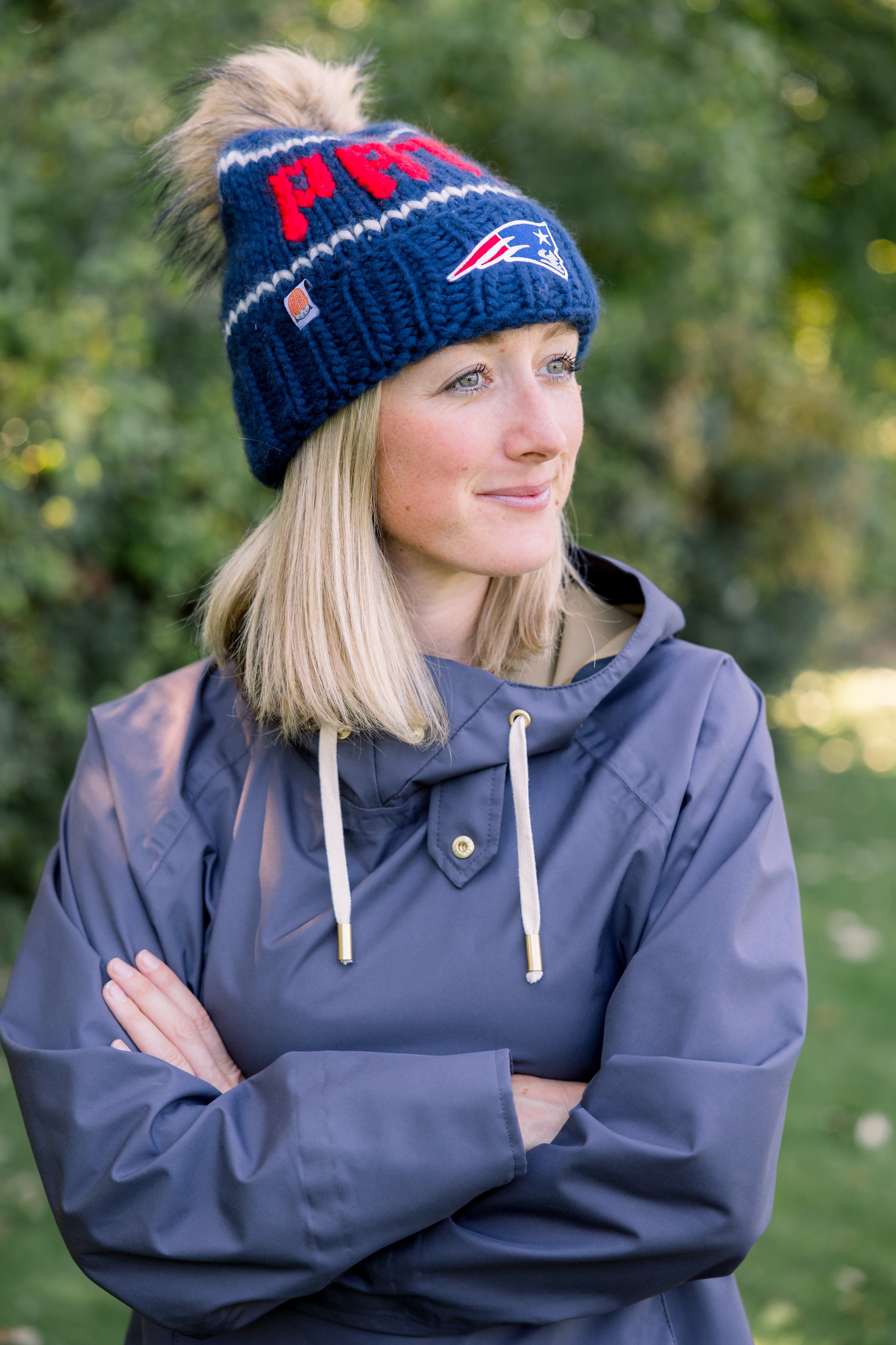 The Pats NFL Beanie Gift Set