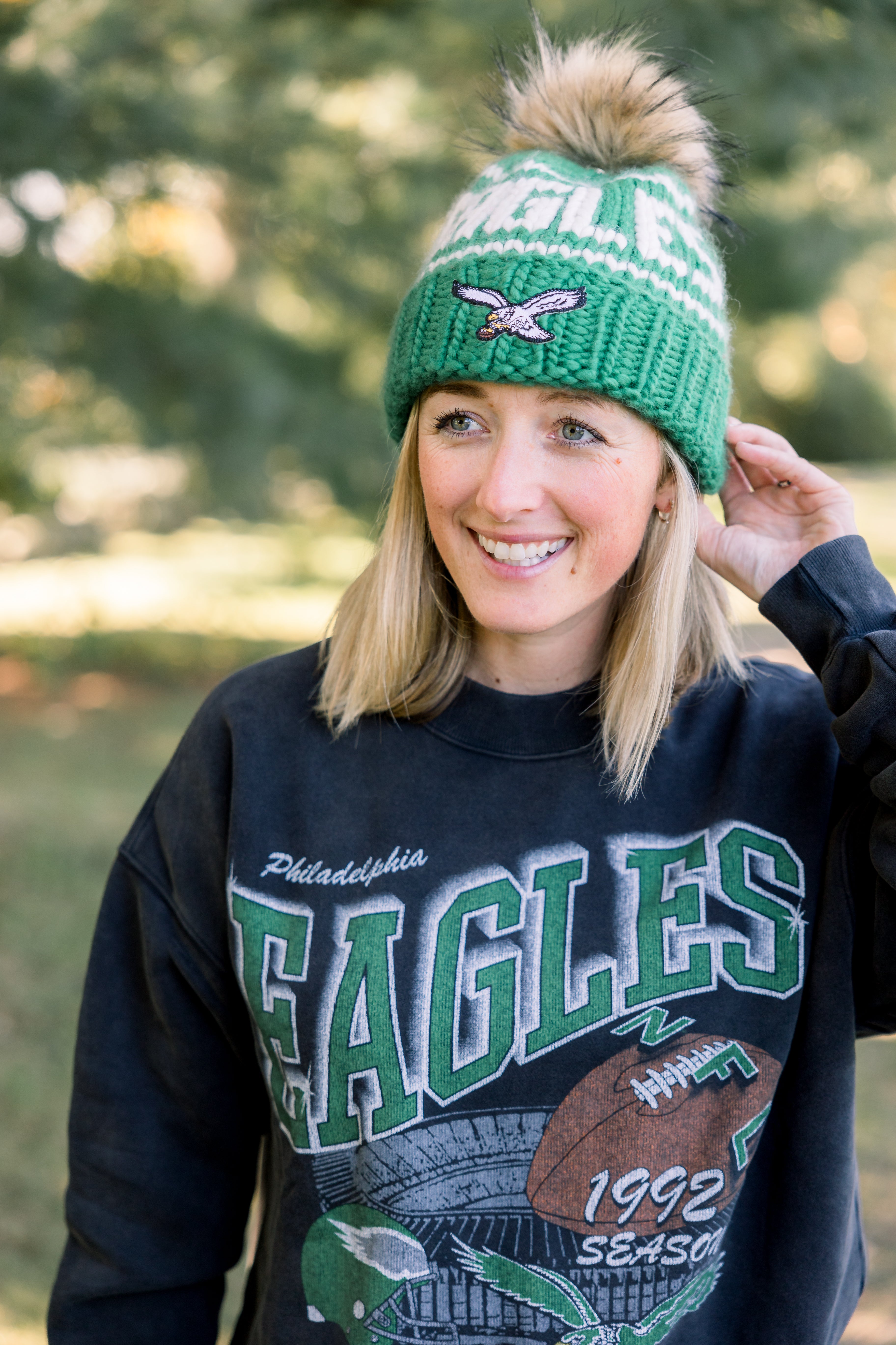 The Retro Eagles NFL Beanie Gift Set