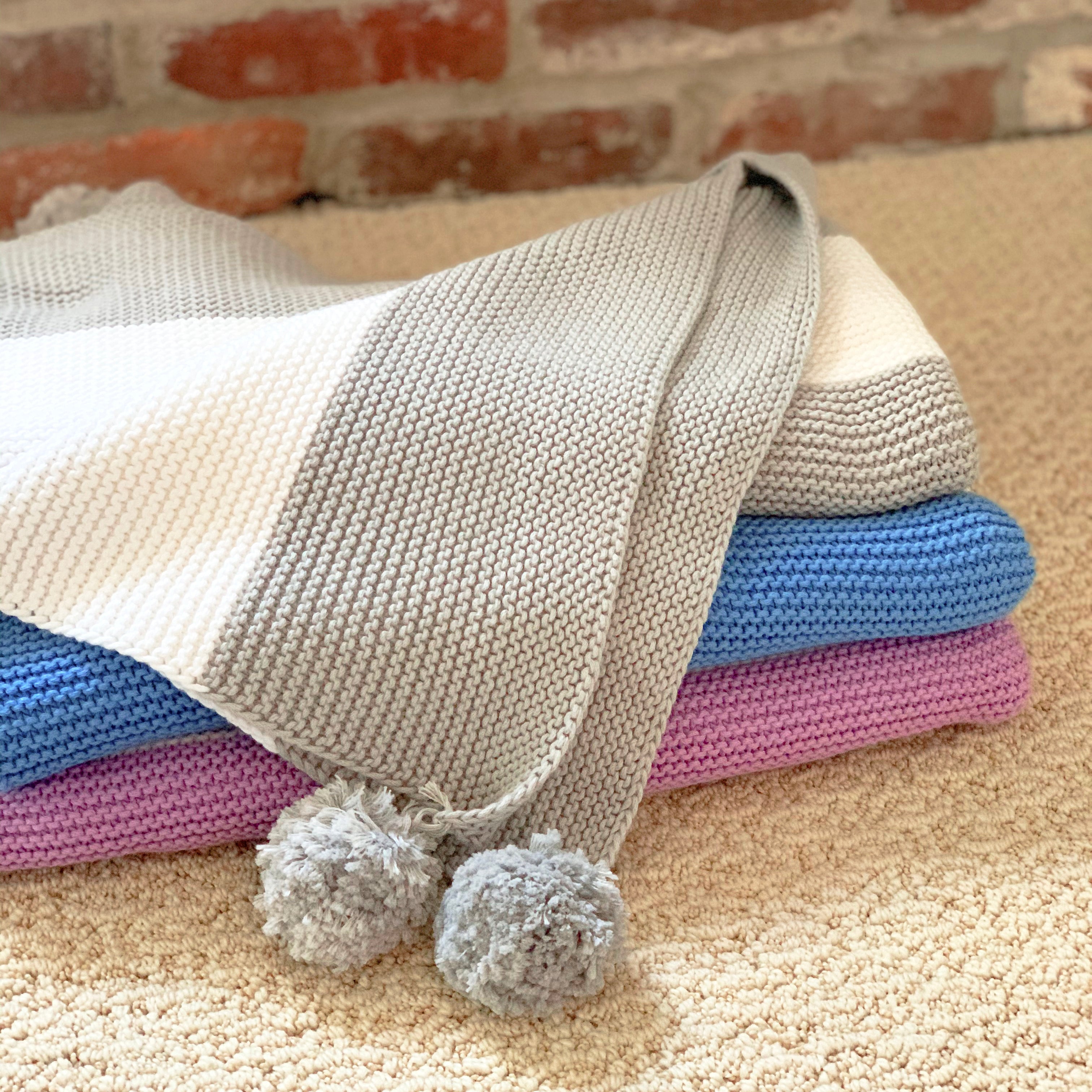 The Lil Baby Blanket in Sky
