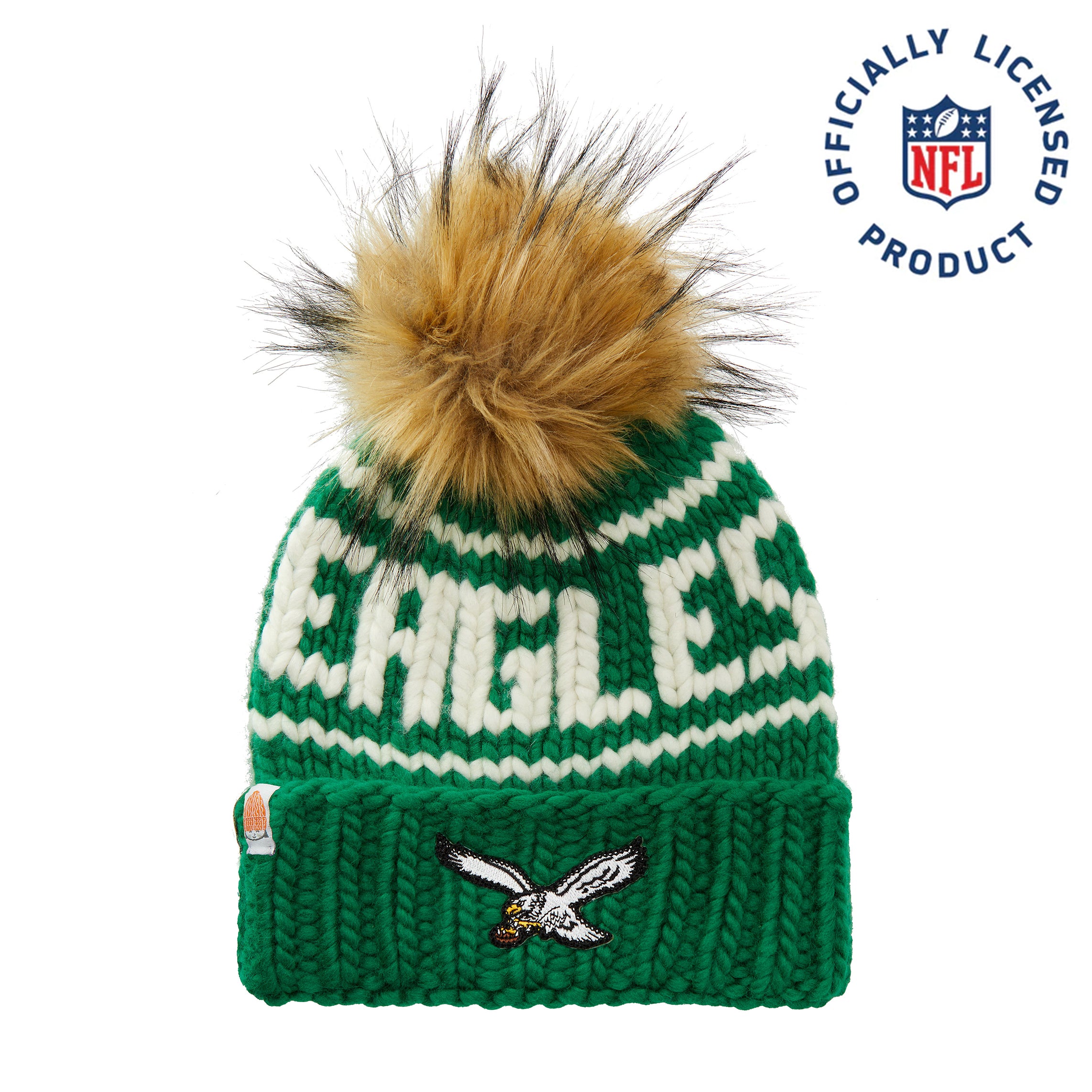 women's philadelphia eagles knit hat