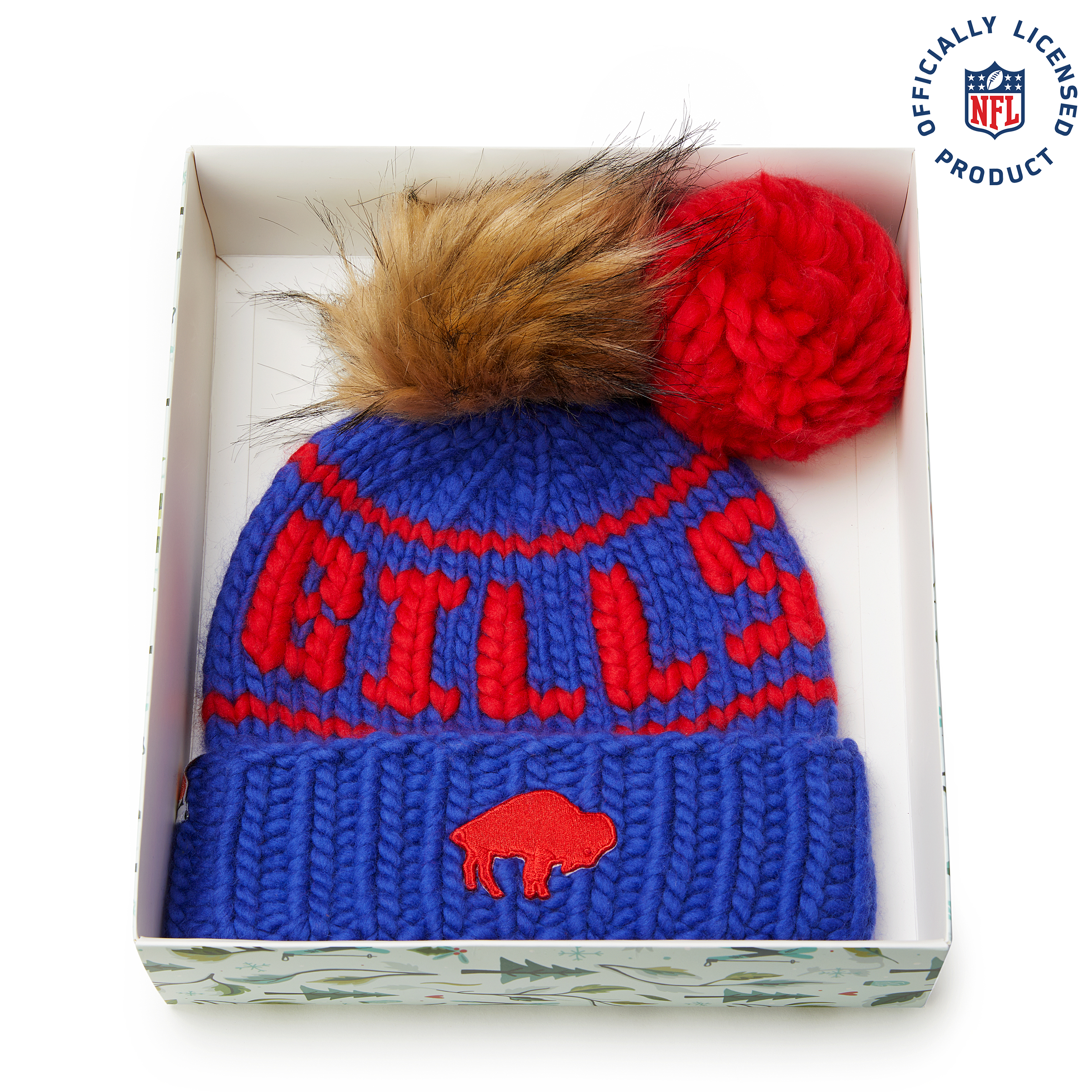 The Retro Bills NFL Beanie Gift Set