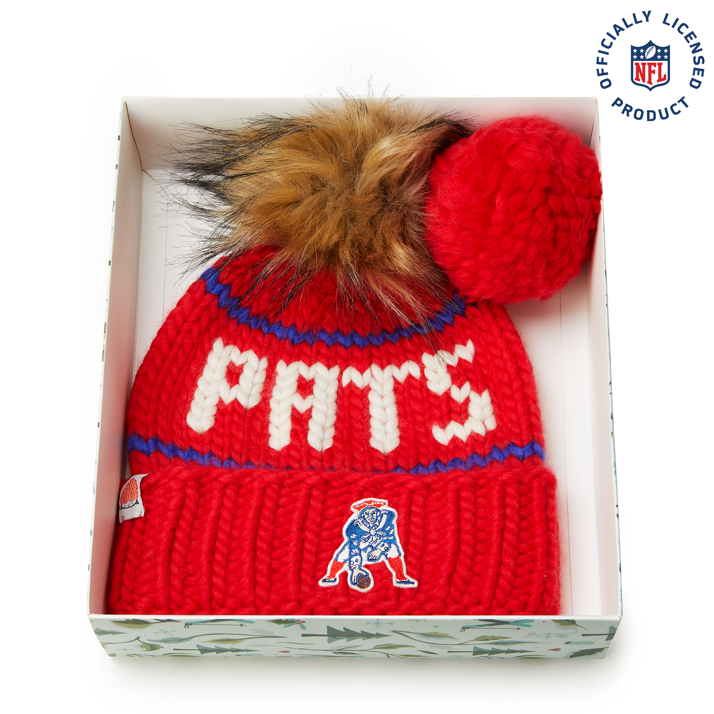 The Retro Pats NFL Beanie Gift Set