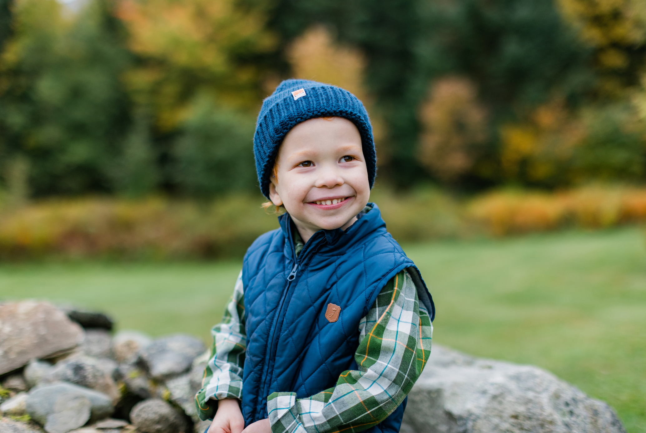 The Kids Mini Jamie Beanie Navy