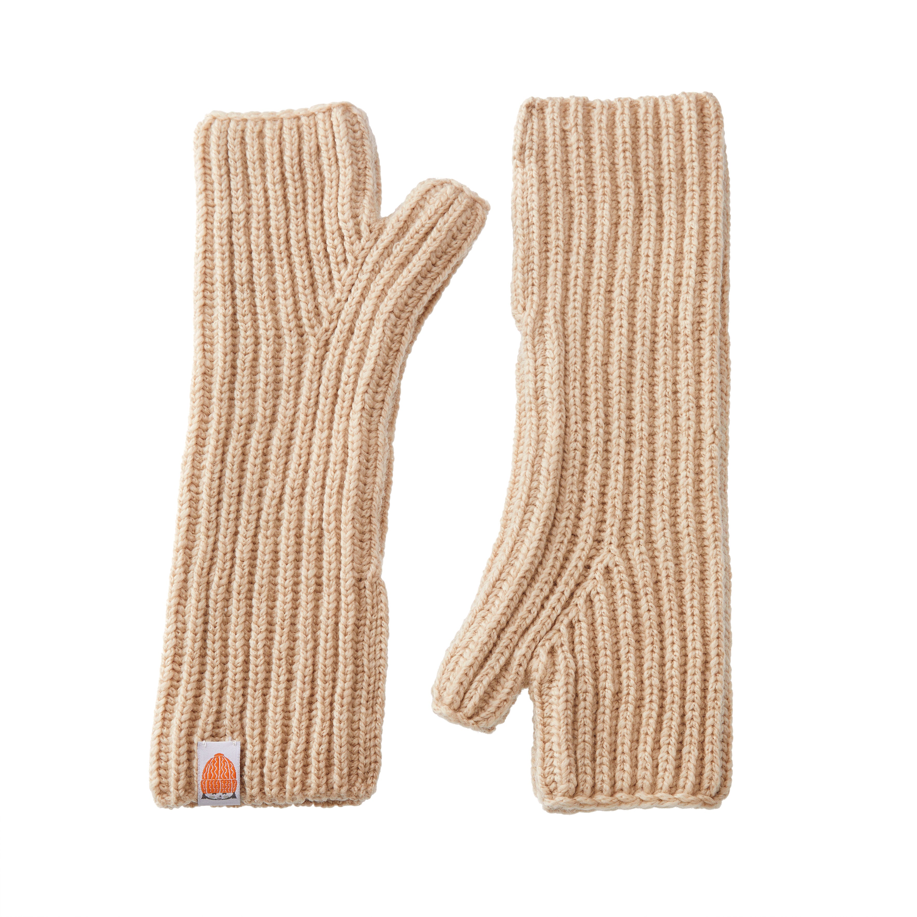 The Serena Fingerless Gloves Camel