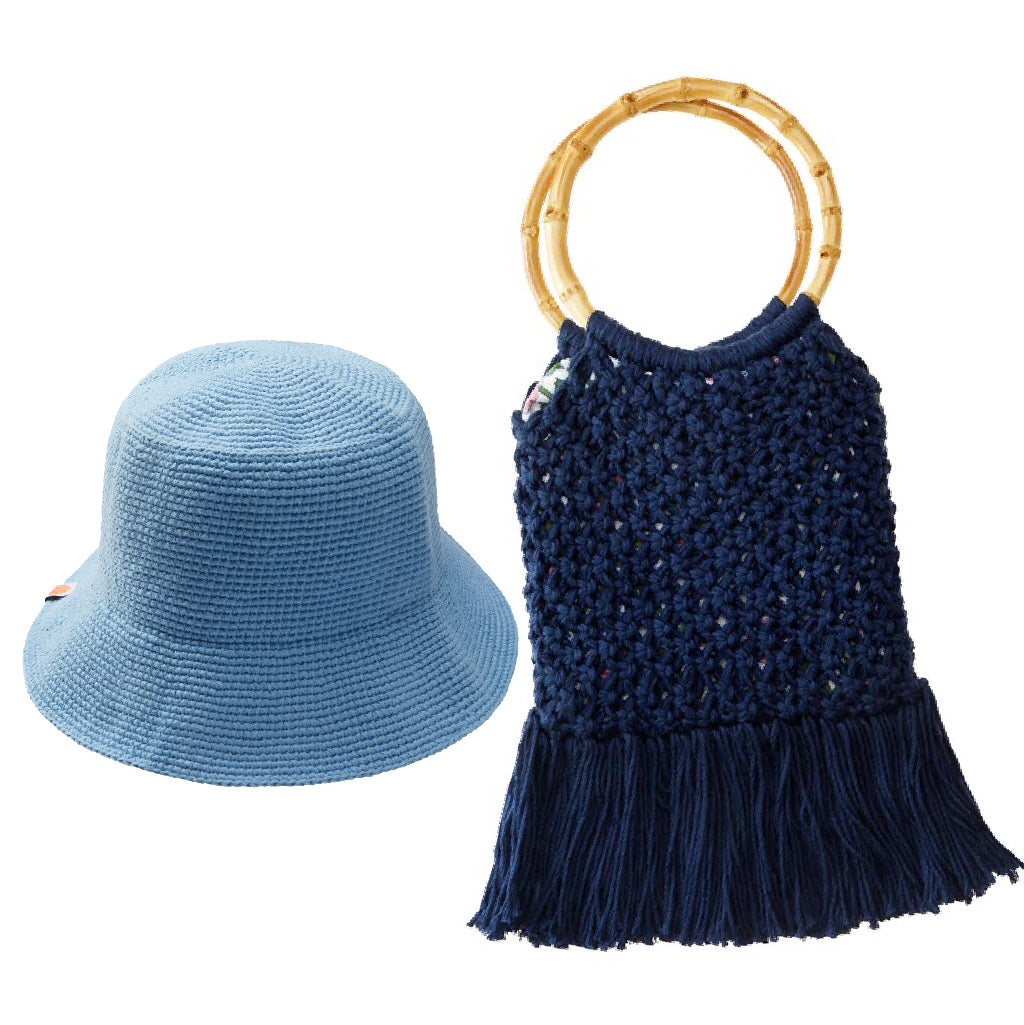 The Bucket Hat and The STIK x SZ Blockprints™ Crochet Bag Bundle