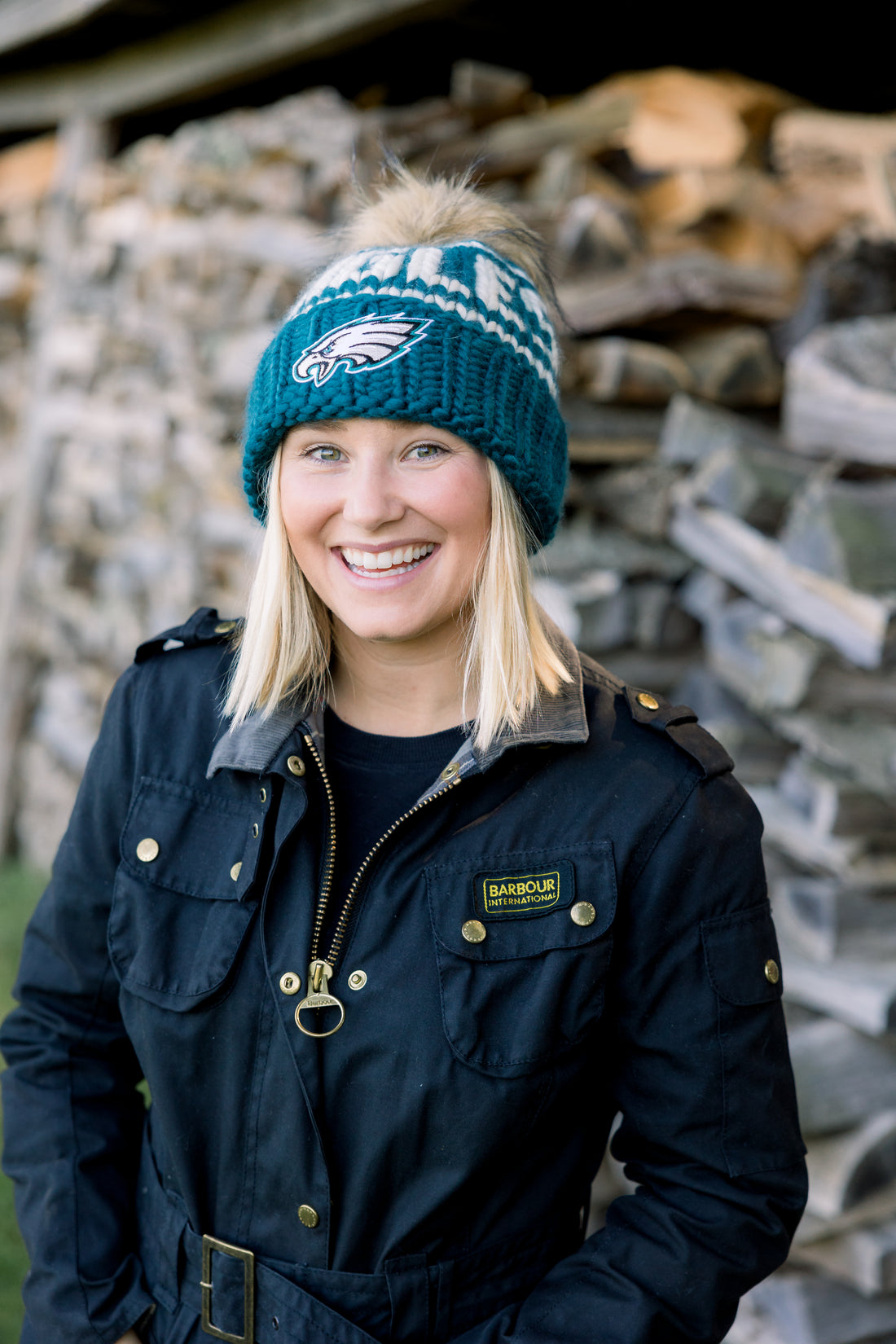 The Eagles NFL Beanie and Mitten Gift Set