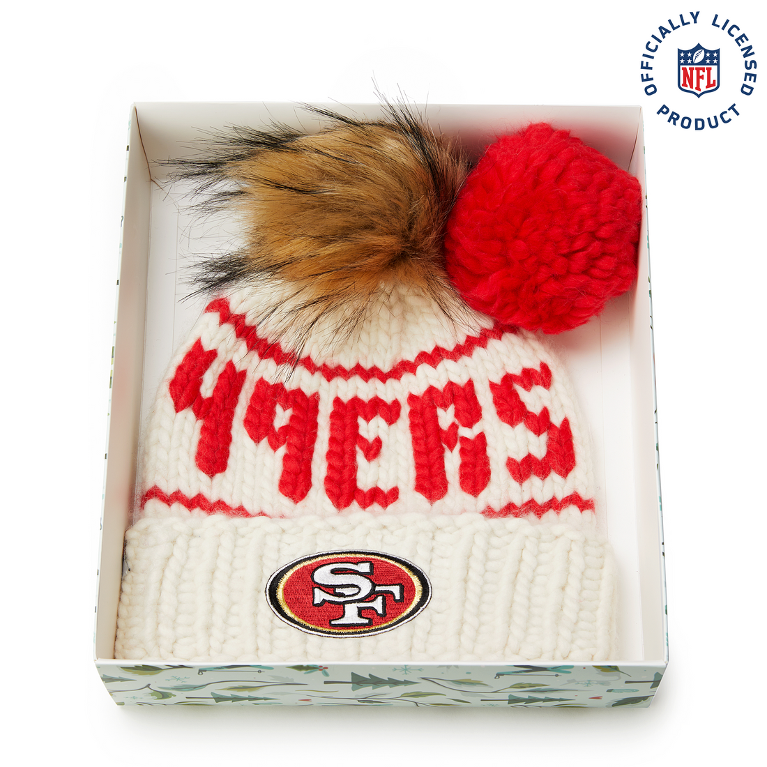 The 49ers NFL Beanie Gift Set