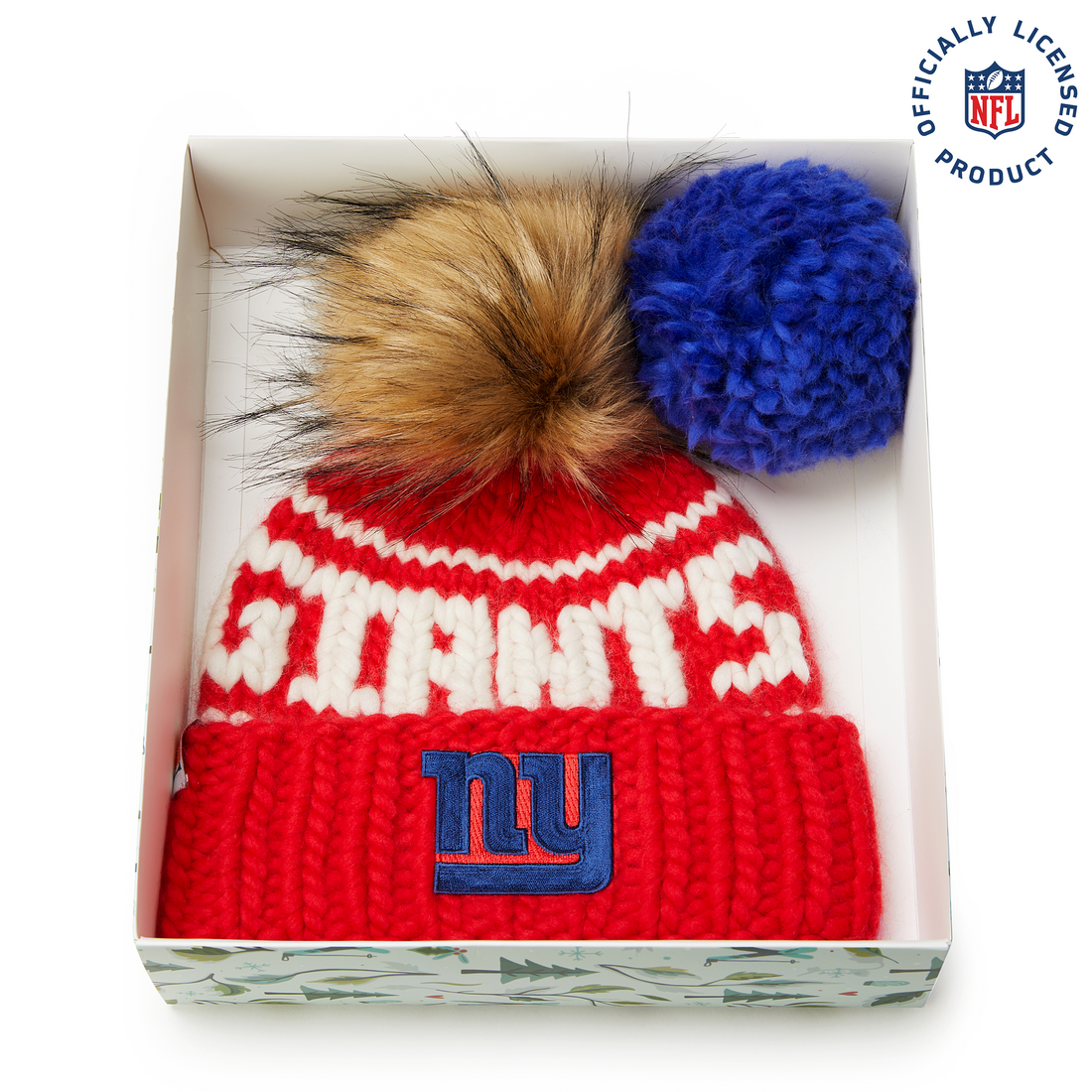 The Giants NFL Beanie Gift Set