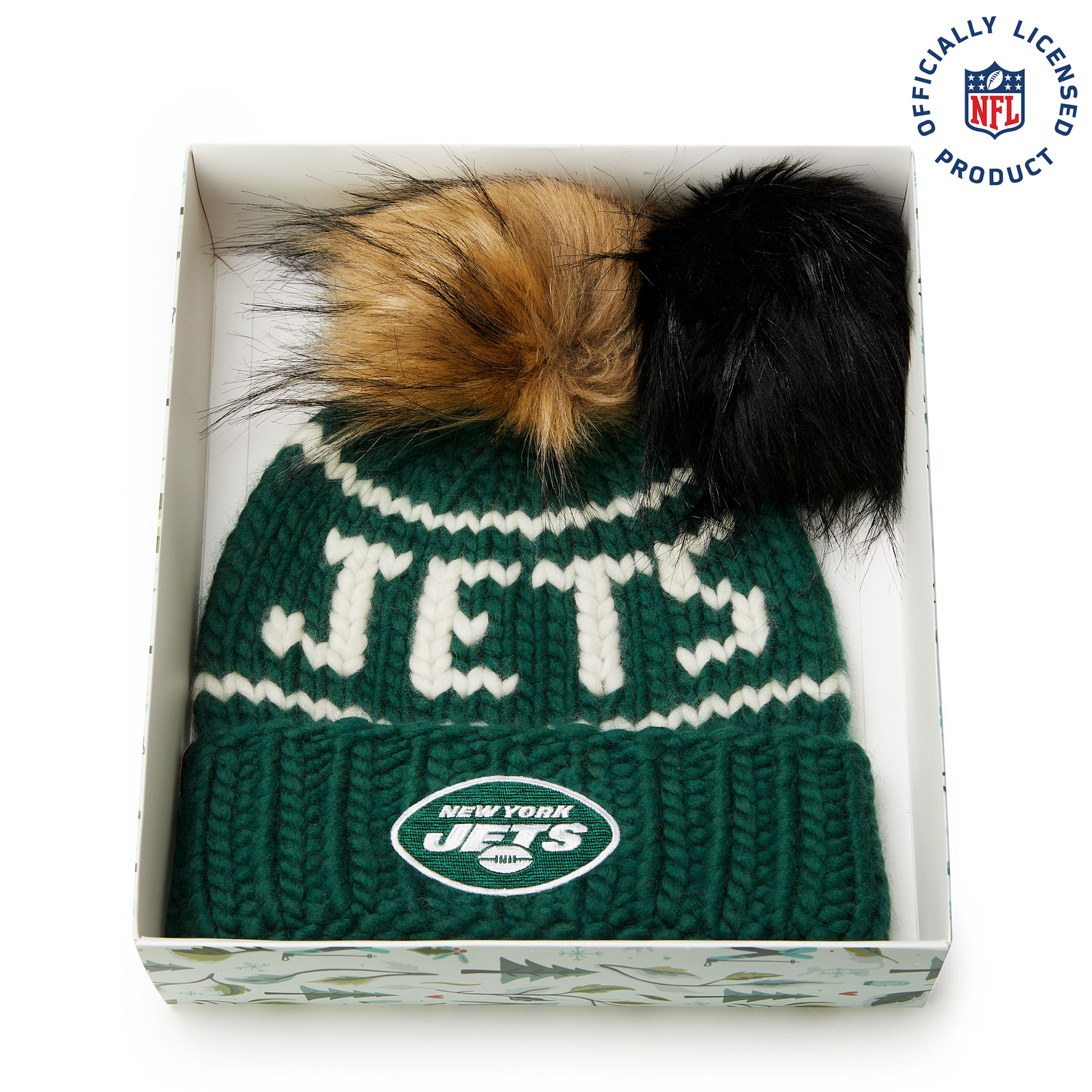 The Jets NFL Beanie Gift Set